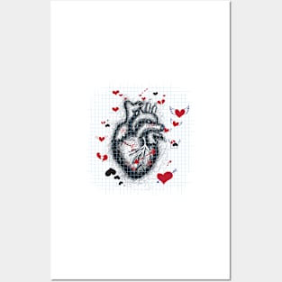 Heart heart Posters and Art